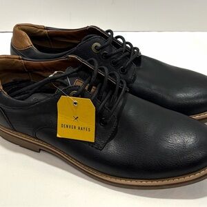 Denver Hayes Men's Black and Brown Oxfords NWT